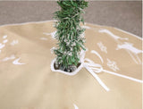 Wholesale New Hot Sale 2022 New Year Decoration Christmas Tree Bottom Apron Christmas Tree skirt