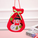 Wholesale Christmas Holiday Red Santa Sack Candy Gift Bag