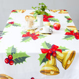 Luxury Snowman Christmas Tree Design Holiday Decorative Tablecloths