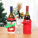 The New Santa Claus Beautifully Wine Bottle Decorated Dress