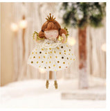 Fancy Colors Hanging Angel Doll Ornaments For Christmas Tree Decoration