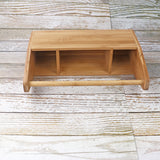 Bamboo Utensil Caddy Counter with Handle