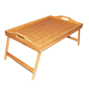 Bamboo Bed Tray with Foldable Legs