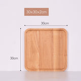 Eco friendly Decoration Bamboo Wooden Serving Tray for Food and Tea