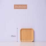 Square Bamboo Serving Plates