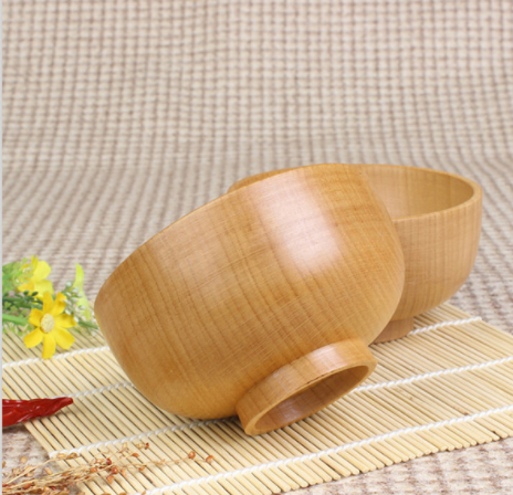 Eco-Friendly Good Quality Wholesale Natural Wooden Set of Bamboo Wooden Salad Bowls