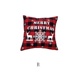 Good Quality Wholesale Christmas Decorative Cartoon Santa Design Chair Pillow Cover