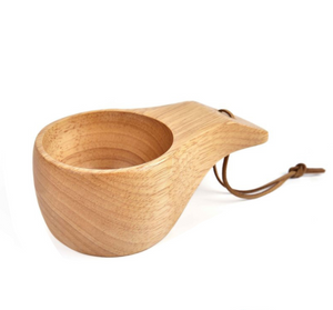 Classical Hot Sell Handmade Wood Kuksa Cup Nordic Finnish Traditional Outdoor Portable Kuksa Mug