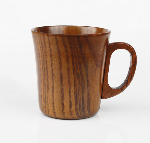 Practical Vintage Wooden Cup Natural Handmade Beer Cup Wooden Coffee Tea Cup
