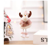 Fancy Colors Hanging Angel Doll Ornaments For Christmas Tree Decoration