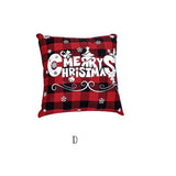 Good Quality Wholesale Christmas Decorative Cartoon Santa Design Chair Pillow Cover