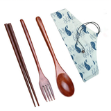 Eco friendly Natural Biodegradable Kitchen Bamboo Spoon Fork Chopsticks