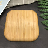 Food Carry Tray Square Bamboo Serving Tray for Hotel, Restaurant, and Household