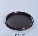 Round Table Chinese Bamboo Gongfu Tea Tray for Kungfu Tea Set for Tea Time