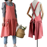 Cross Back Cooking Aprons