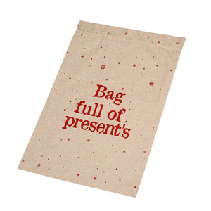 Hot Sale Large Drawstring Bag Printed Santa Sack Sublimation Personalized Christmas Sacks Bag For Gifts