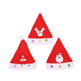 2022 wholesale Festival Party Decoration Red Classic Christmas Caps