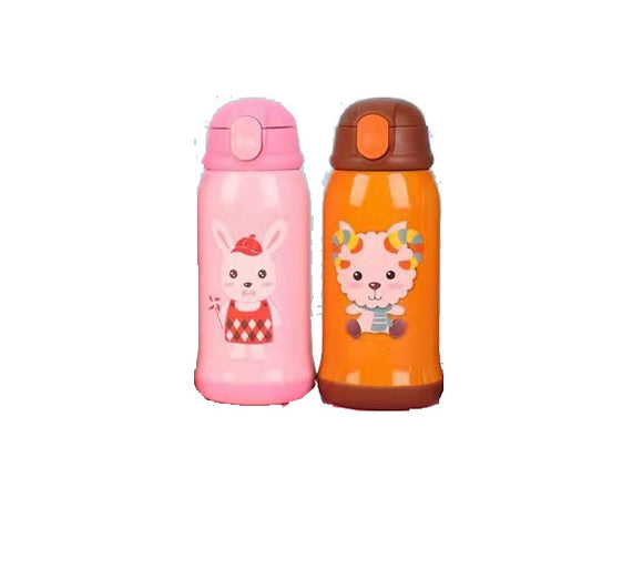 Kids Stainless Steel Vacuum Flask Thermos With Thermometer Vacuum Bottle