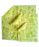 Zero Waste Kitchen 3 Or 4 Pack 100% Organic Cotton Reusable Wrap Beeswax Food Wraps